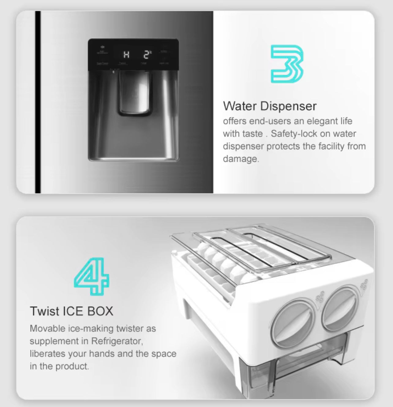 MULTIPLE COMPARTMENTS REFRIGERATOR