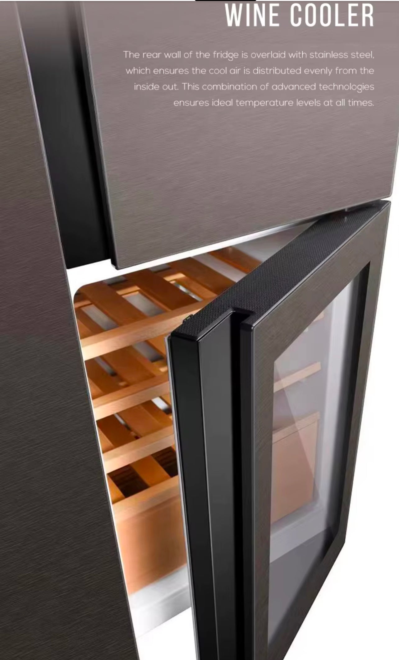 BUILT-IN WINE COOLER REFRIGERATOR