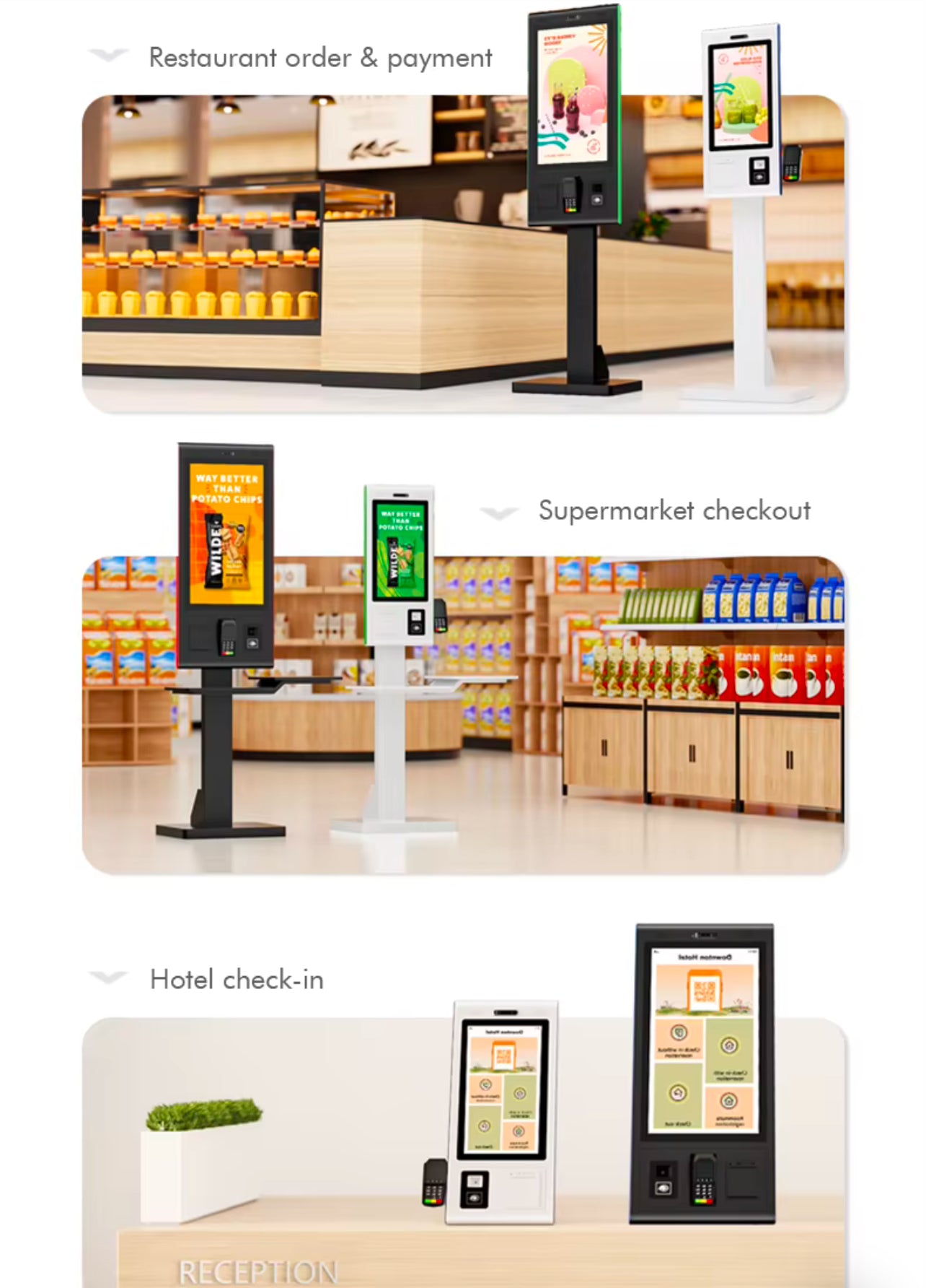 ALL INCLUSIVE SELF SERVICE KIOSK