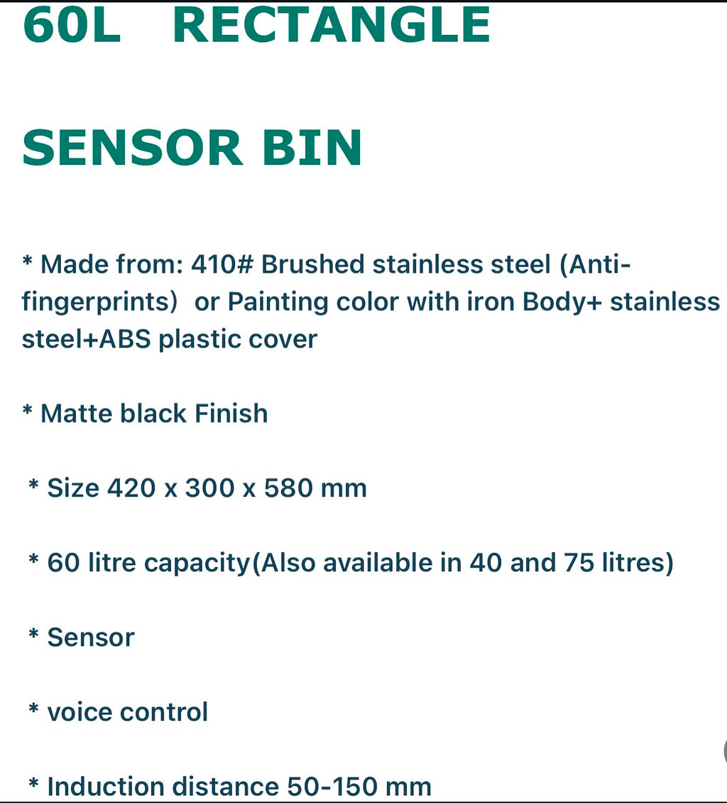 VOICE CONTROL SENSOR DUSTBIN