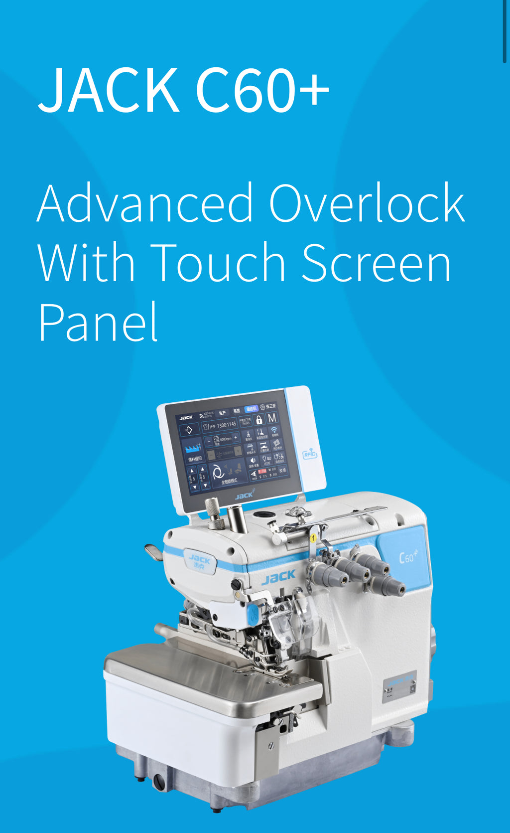 JACK C60+ OVERLOCK