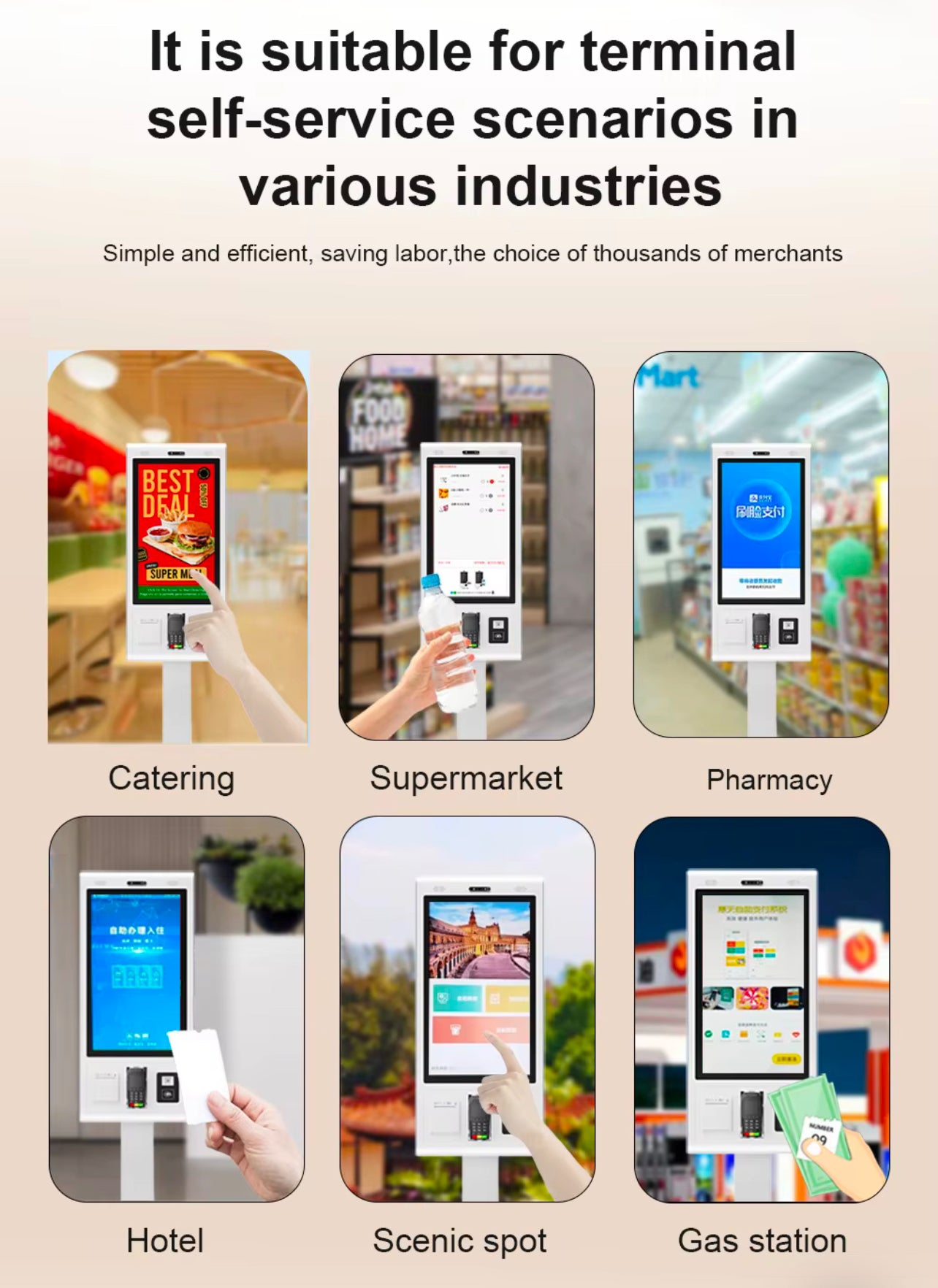 ALL INCLUSIVE SELF SERVICE KIOSK